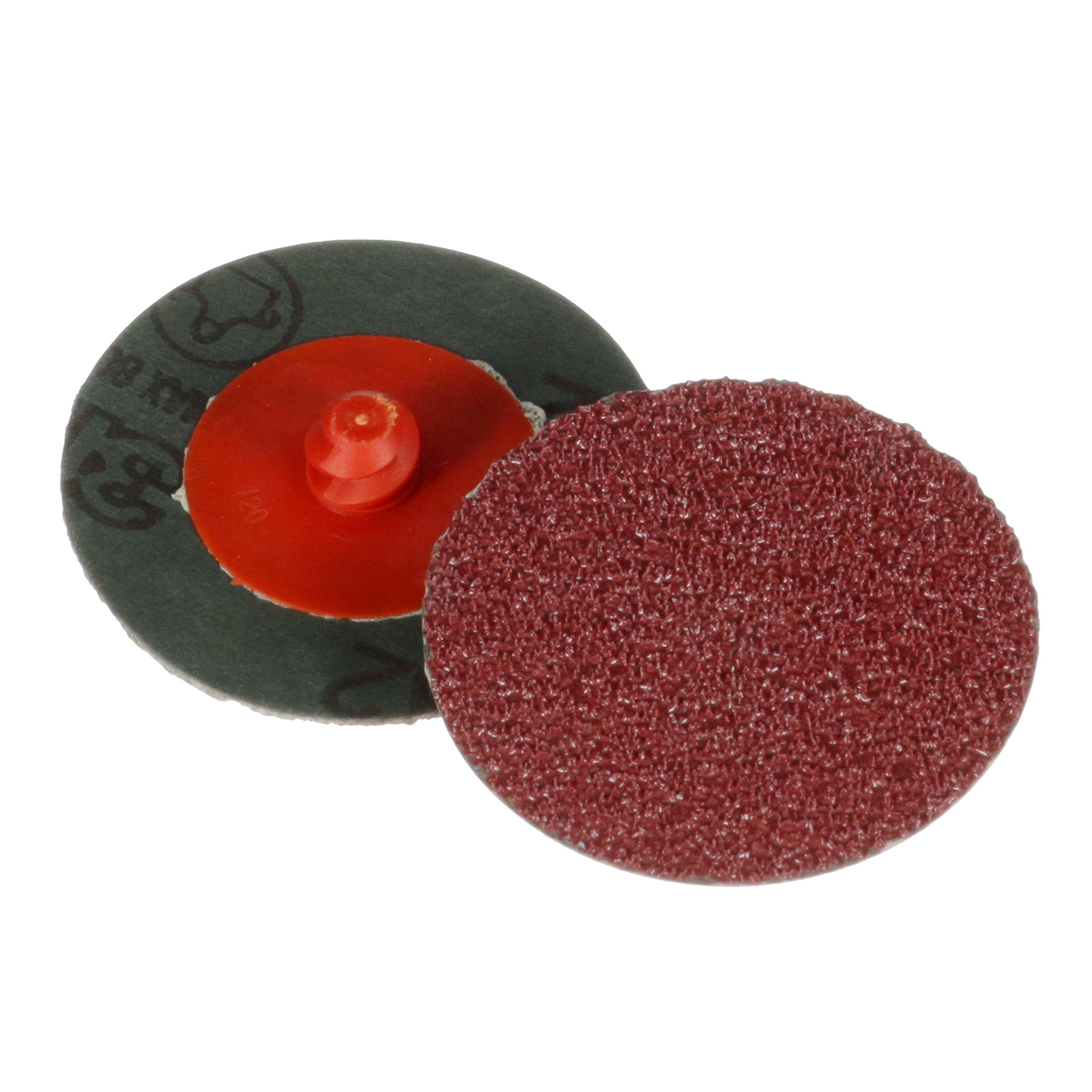 Cubitron II 7000118431 Close Coated Fibre Disc, 2 in Dia Disc, 60+ Grit, Coarse Grade, Ceramic Abrasive, Quick-Change Type TR Attachment - Coated Abrasive Fiber Discs